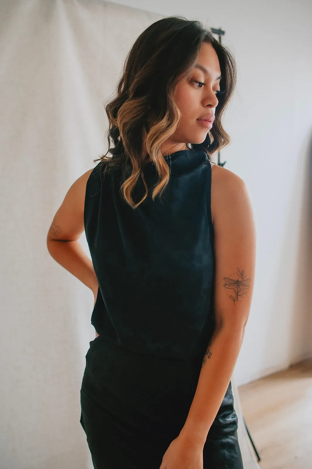 The Soleil Top by Heartloom - Black