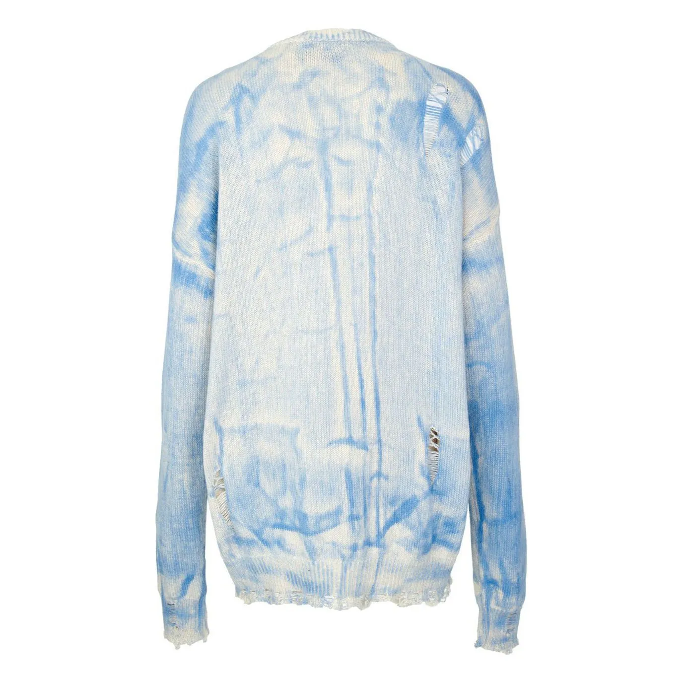 Tie-dyed Distressed Woolen sweater