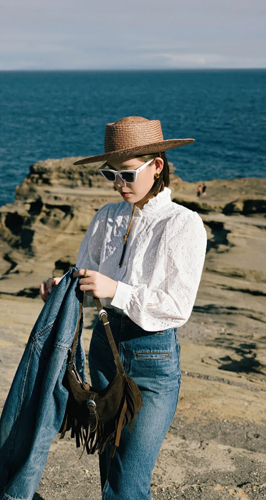 Tilly Cotton Blouse - Ivory