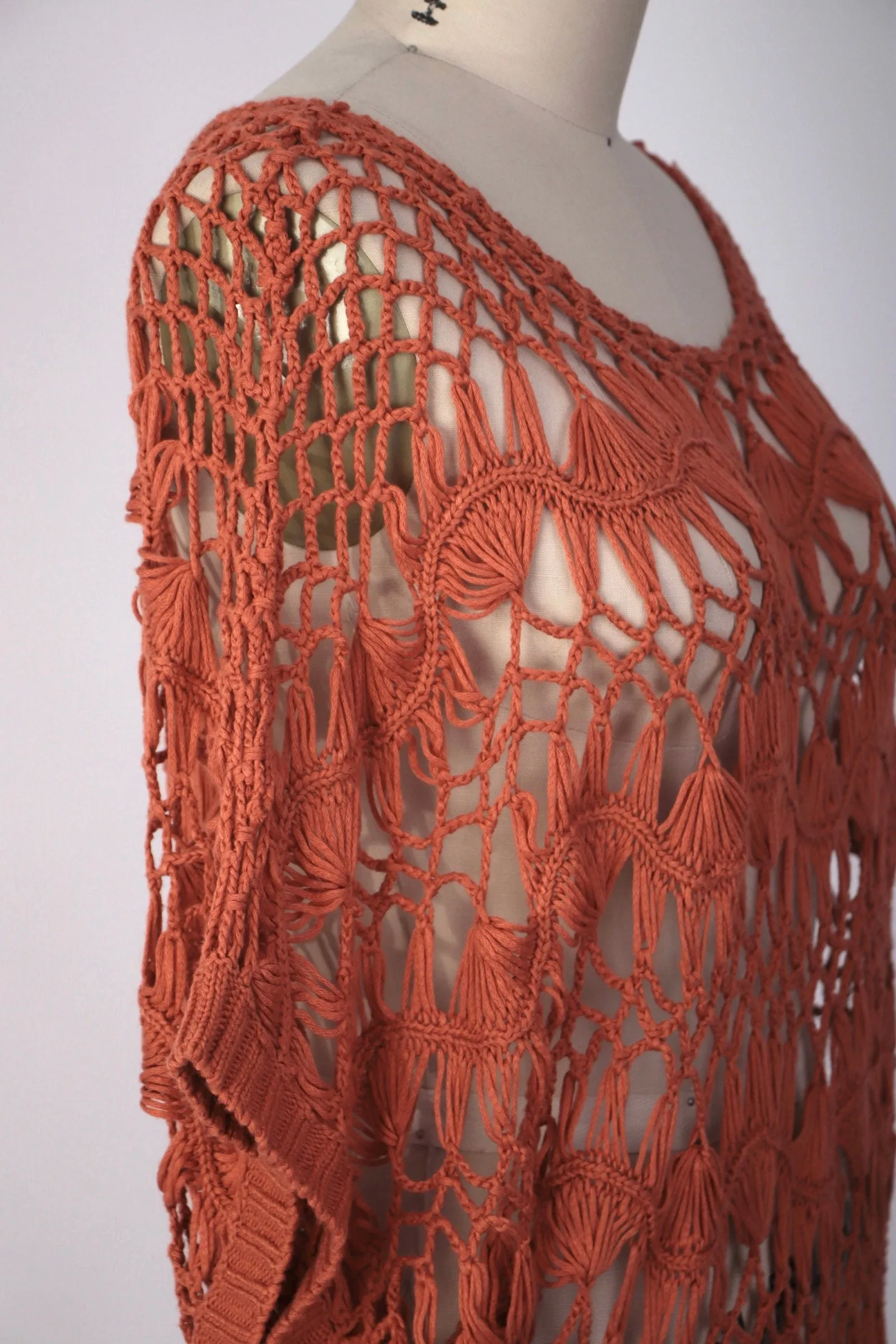 Tricot Comme Des Garçons Seashell Crochet Top