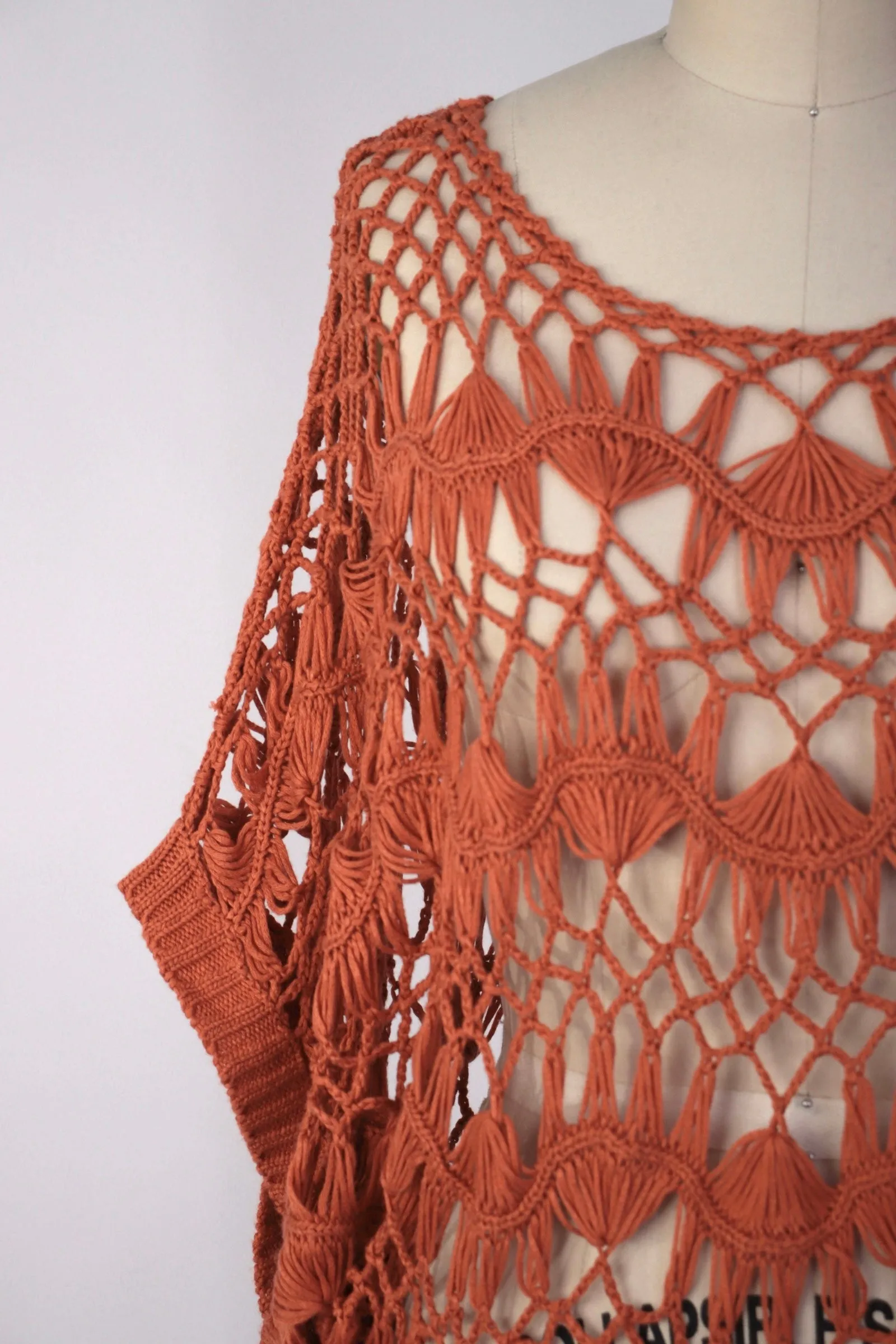 Tricot Comme Des Garçons Seashell Crochet Top