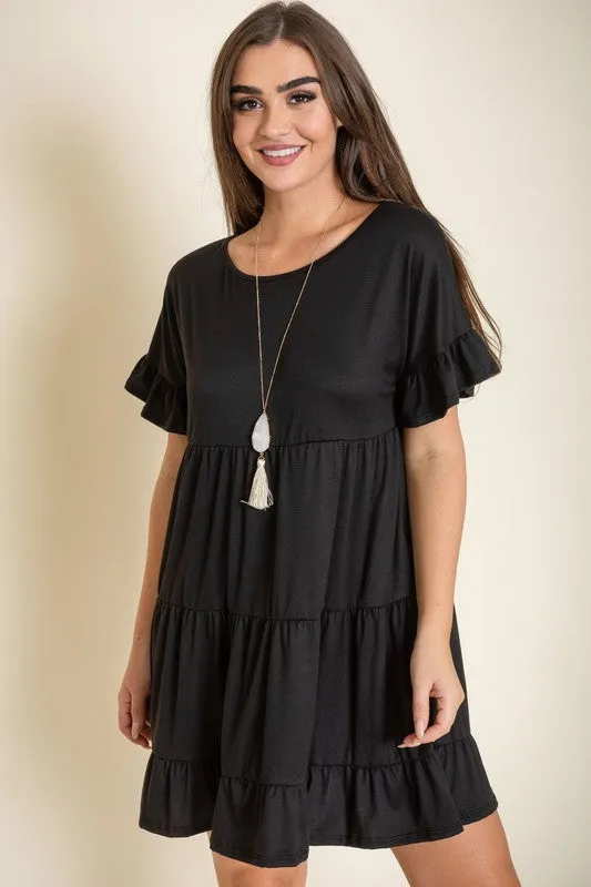 Triple Tiered Midi Dress