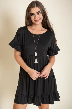 Triple Tiered Midi Dress