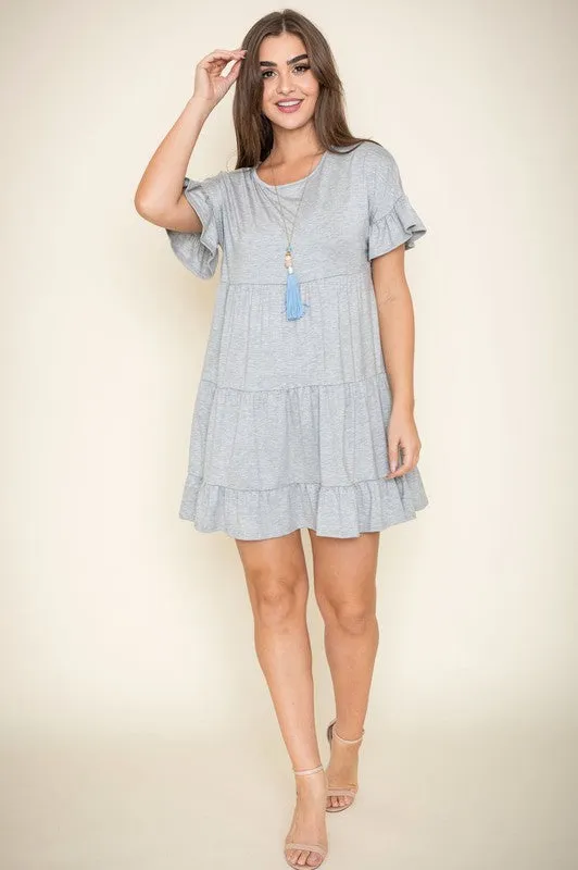 Triple Tiered Midi Dress