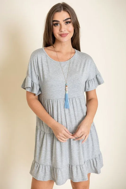 Triple Tiered Midi Dress