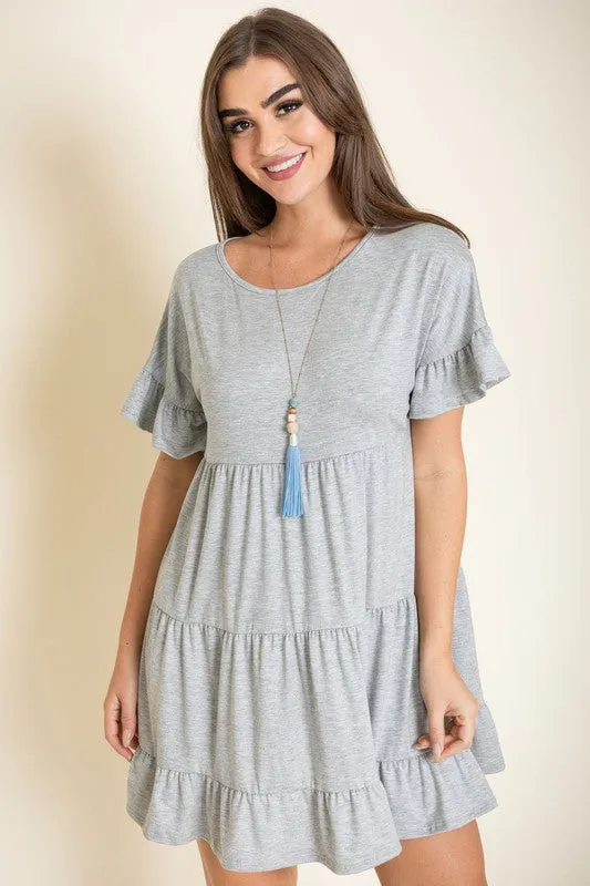 Triple Tiered Midi Dress