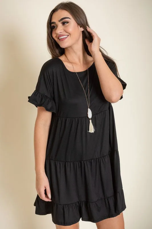 Triple Tiered Midi Dress