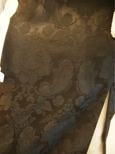 Tuxedo Lace Trim Vintage Halter Cocktail Dress In Black & White