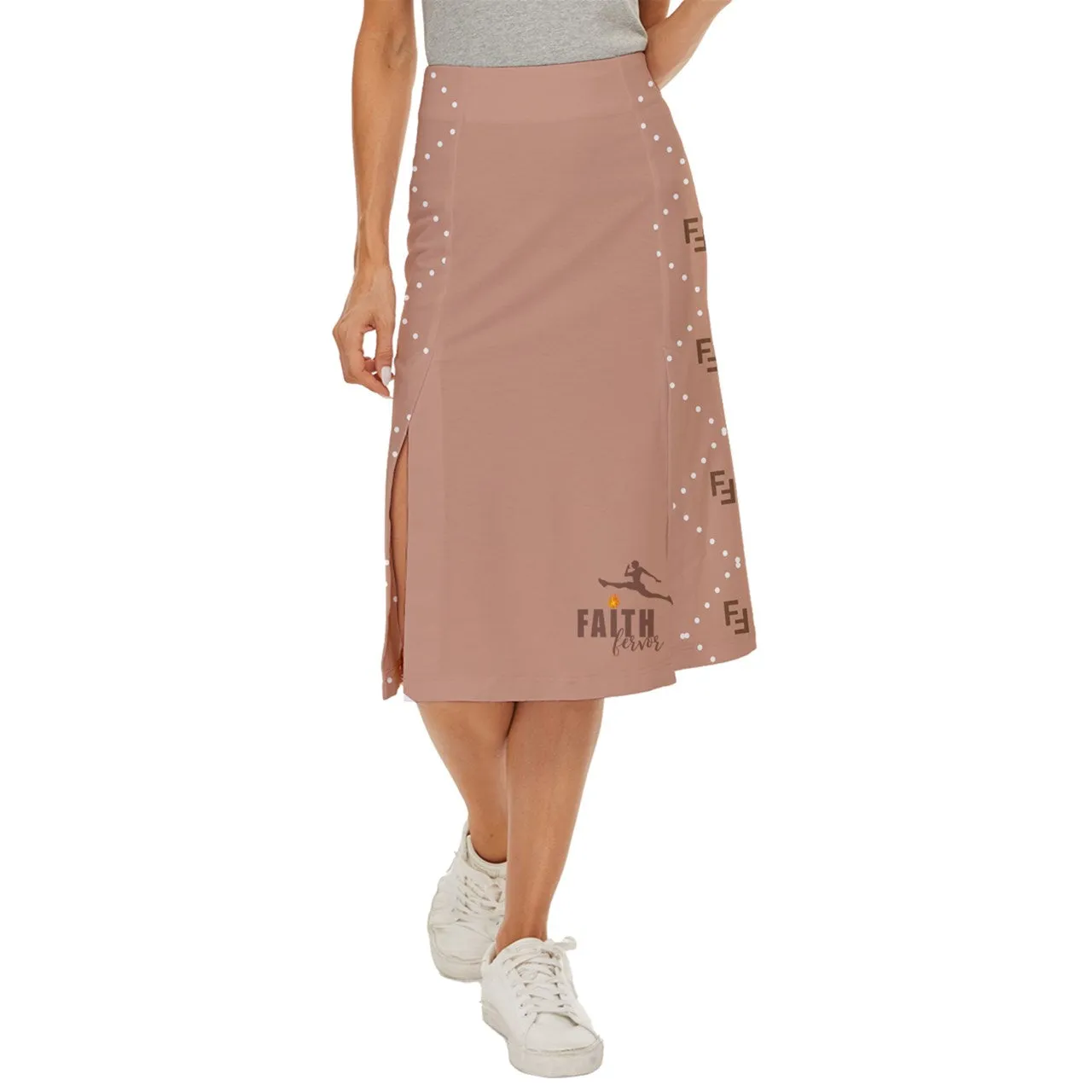 Untitled design (3) Midi Panel Skirt