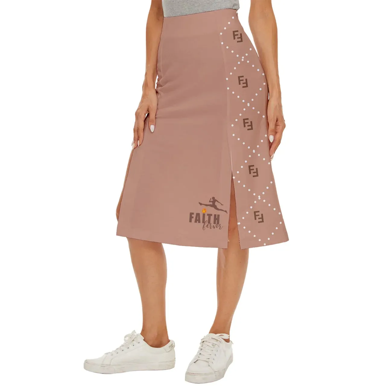 Untitled design (3) Midi Panel Skirt