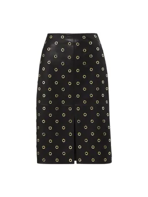 Veronica Beard Anderson Skirt in Black/Gold