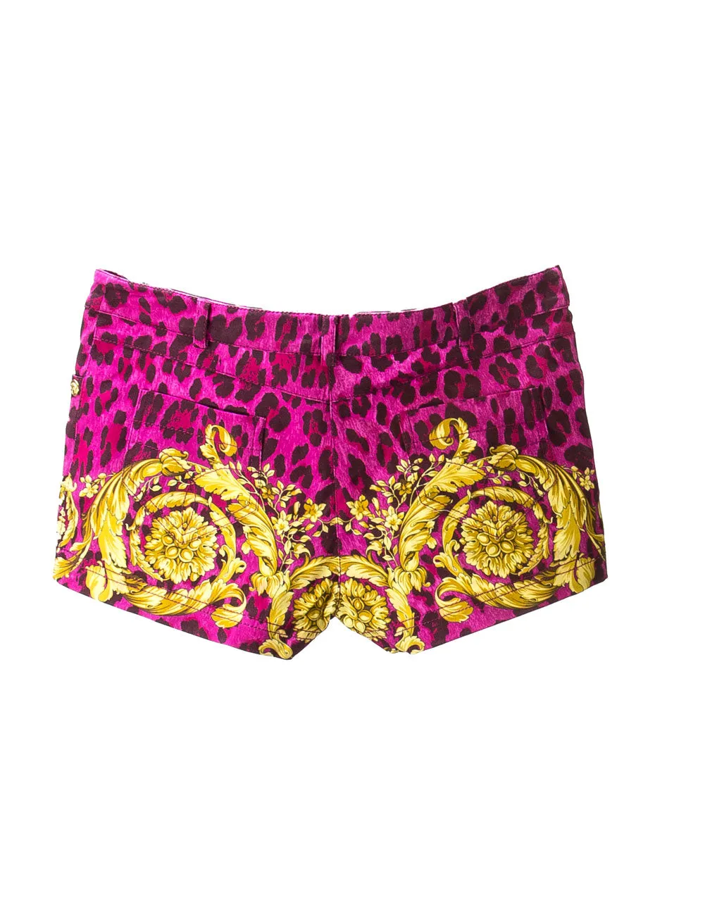 Versace Beach Collection Women's Donna Mare Shorts IT 40 Fuchsia