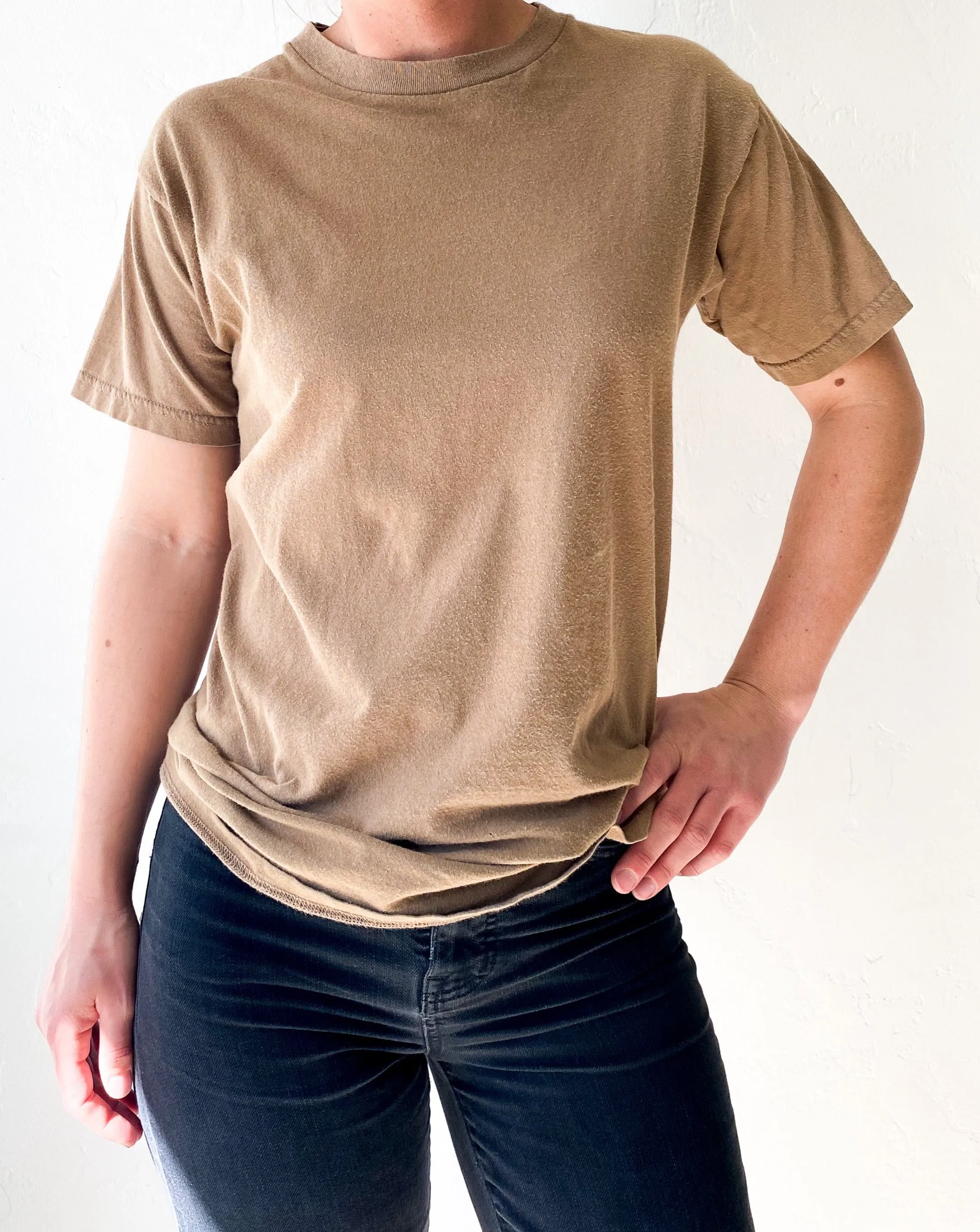 Vintage Camel Cotton Tee