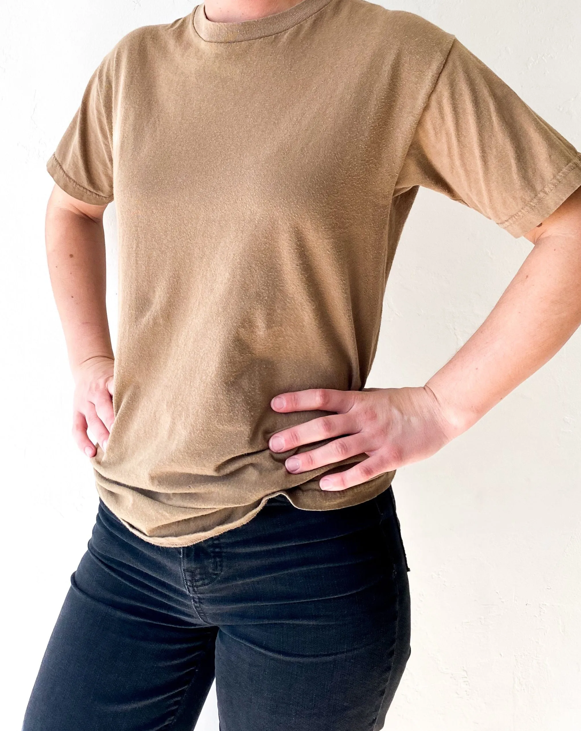 Vintage Camel Cotton Tee