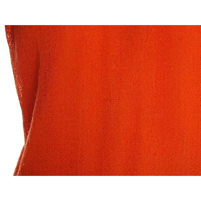 Vintage Orange Aqua Tweed 3 pc Suit Samuel Winston Mollie Abrahamson 1960s 38-25-38