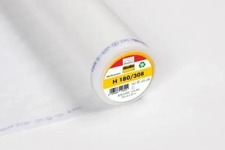 Vlieseline Fusible Interfacing - H180/308 - Light - White