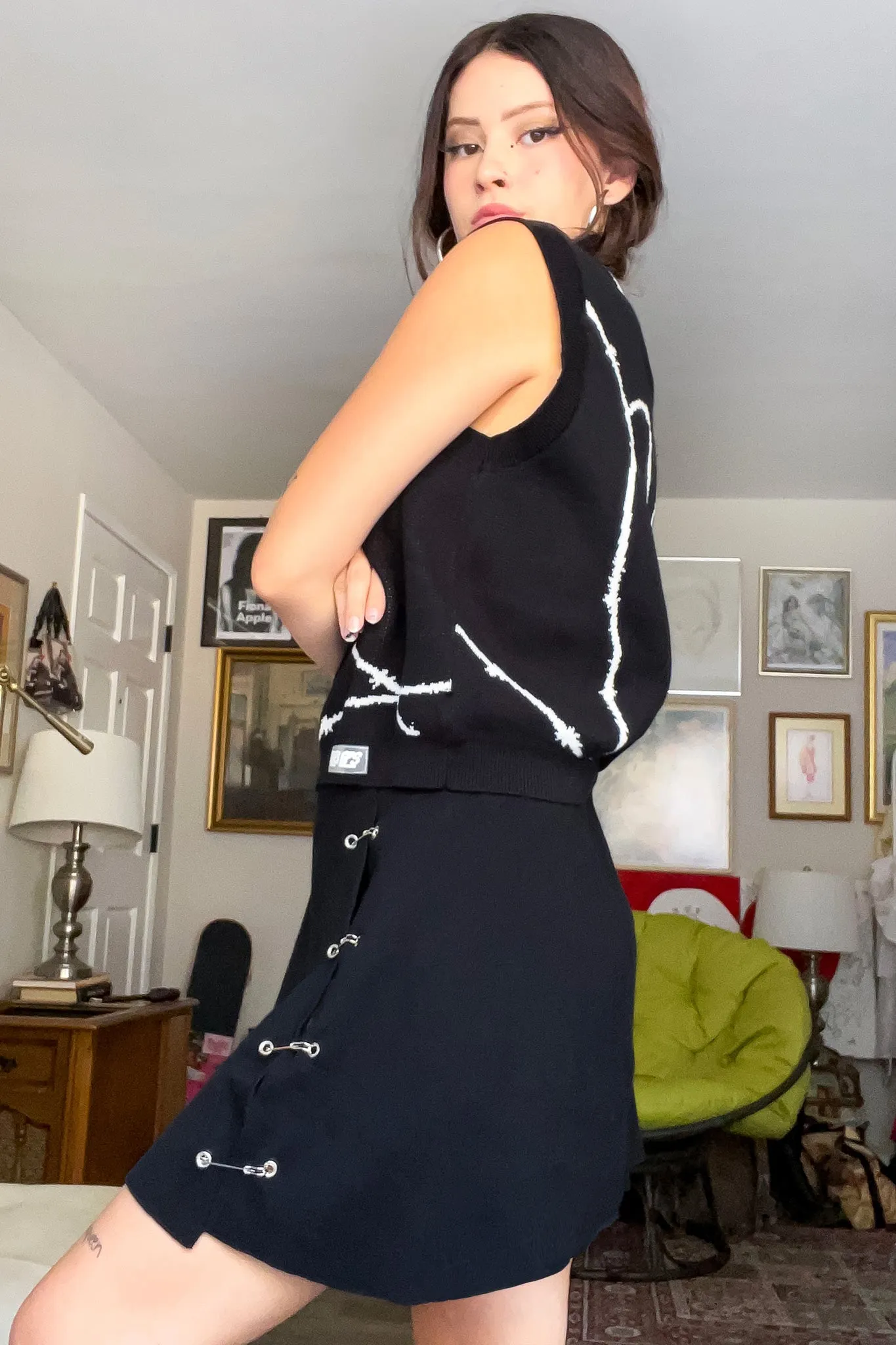 Watch Yo Mouth Knit Vest
