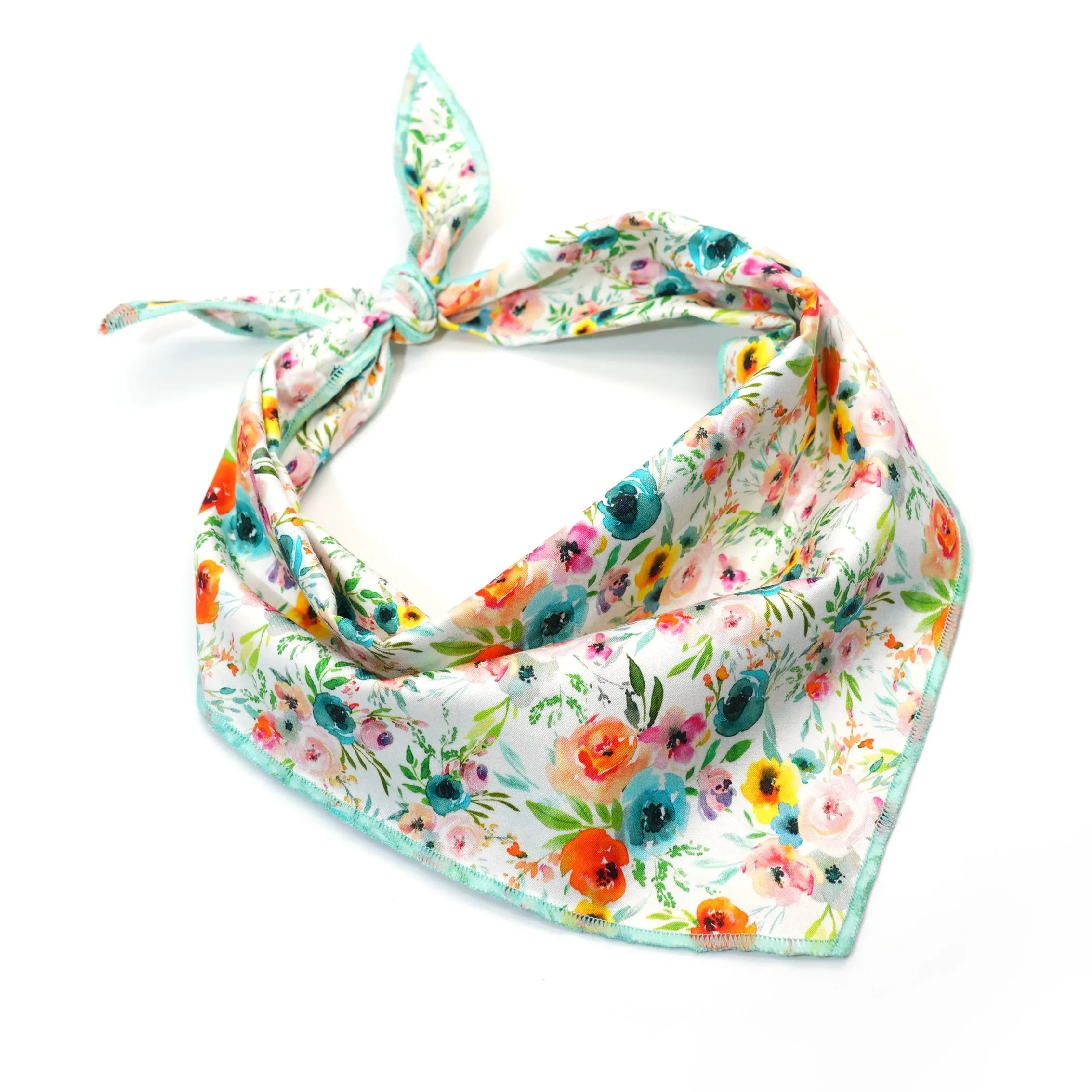 Watercolor Floral Flower Collar | Personalized Collar And Leash