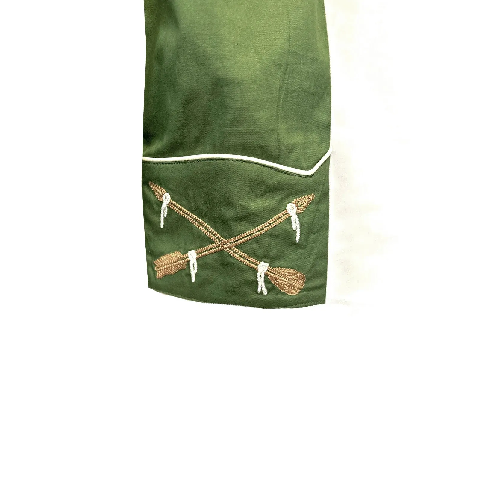 Women's Vintage Western Shirt Collection: Rockmount Green Steer Skull