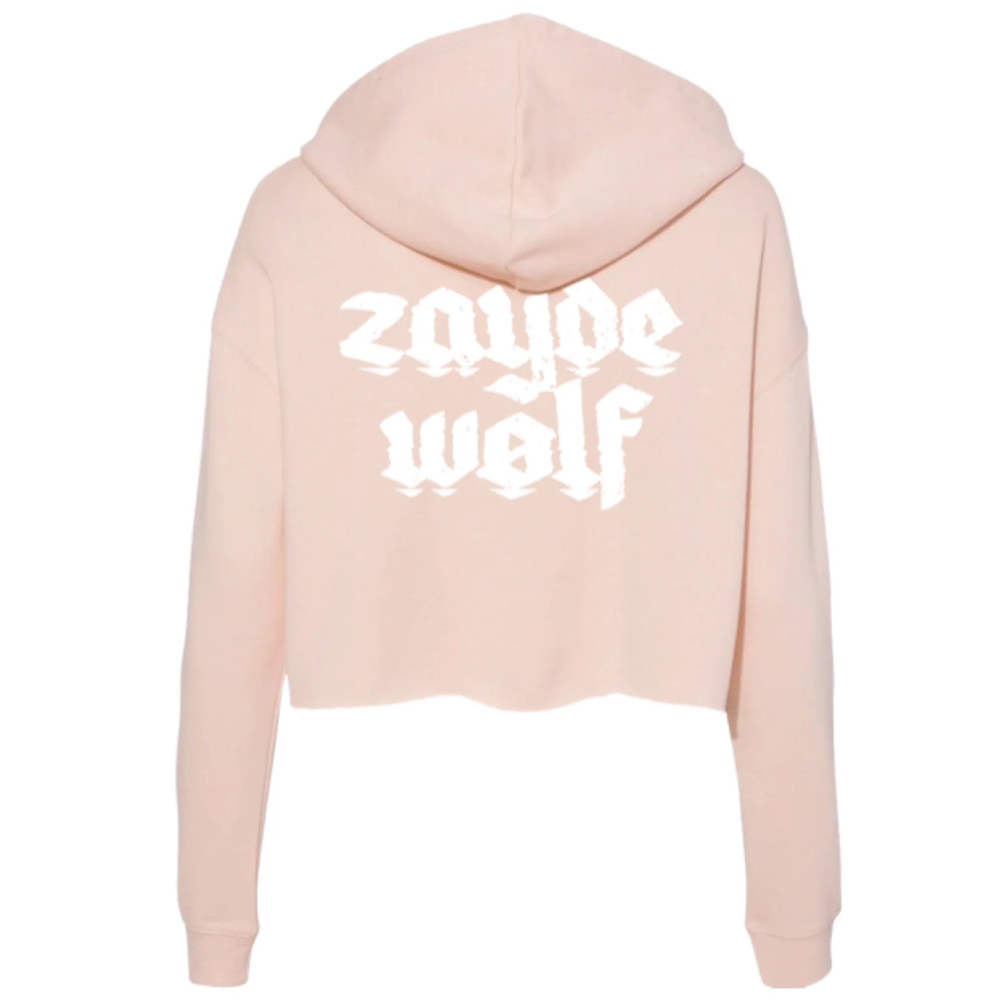 Zayde Wolf New Logo Ladies Crop Hoodie